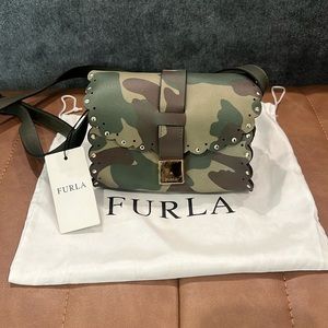 NWT Furla Camo crossbody